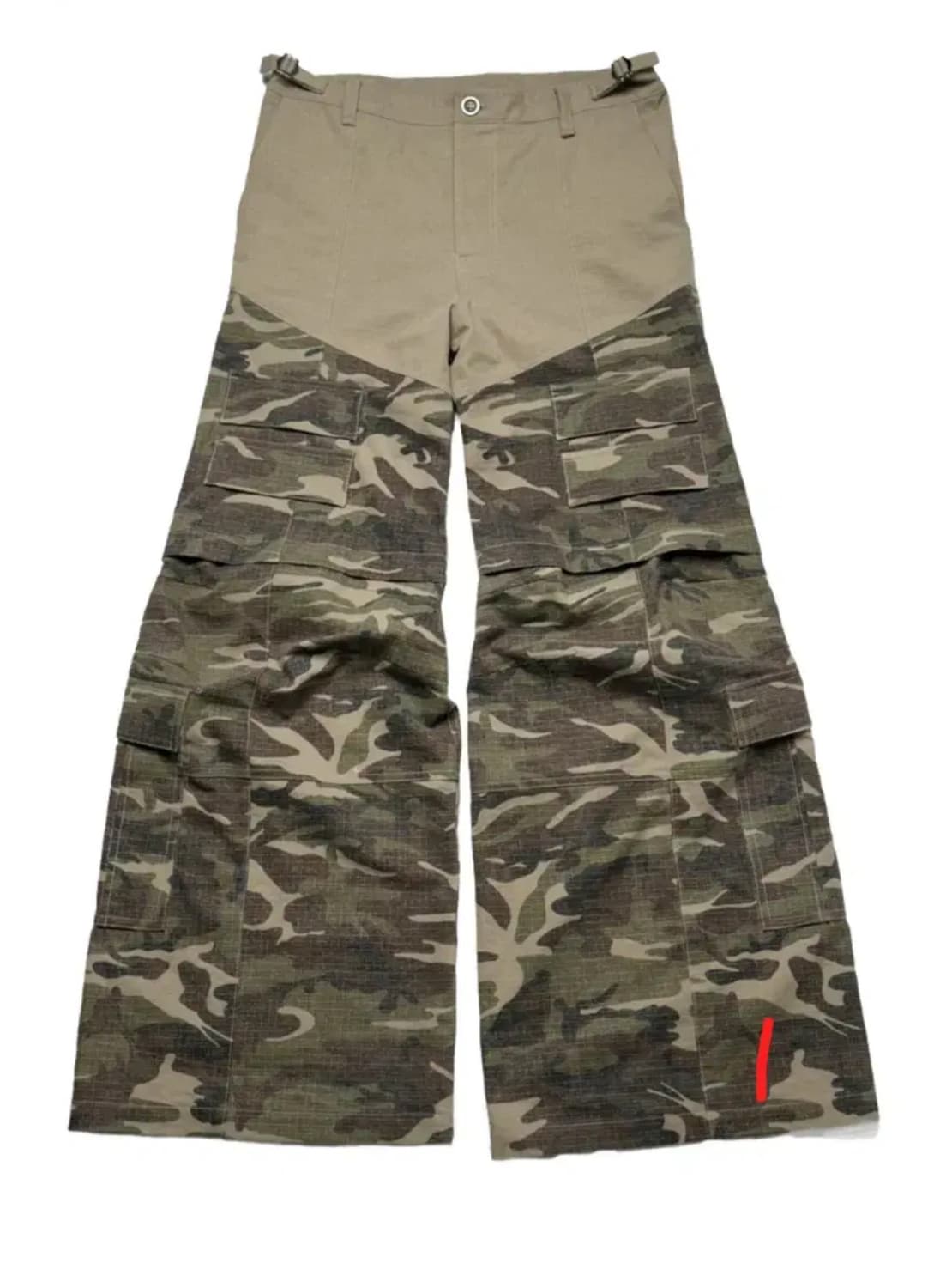 Qap Two-Tiered Cargo Pants-Half 카모팬츠 상품이미지1