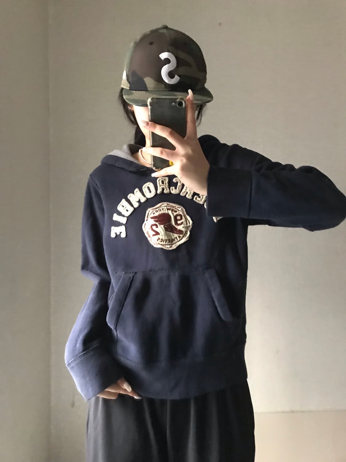 아베크롬비 네이비 후디 상품이미지5