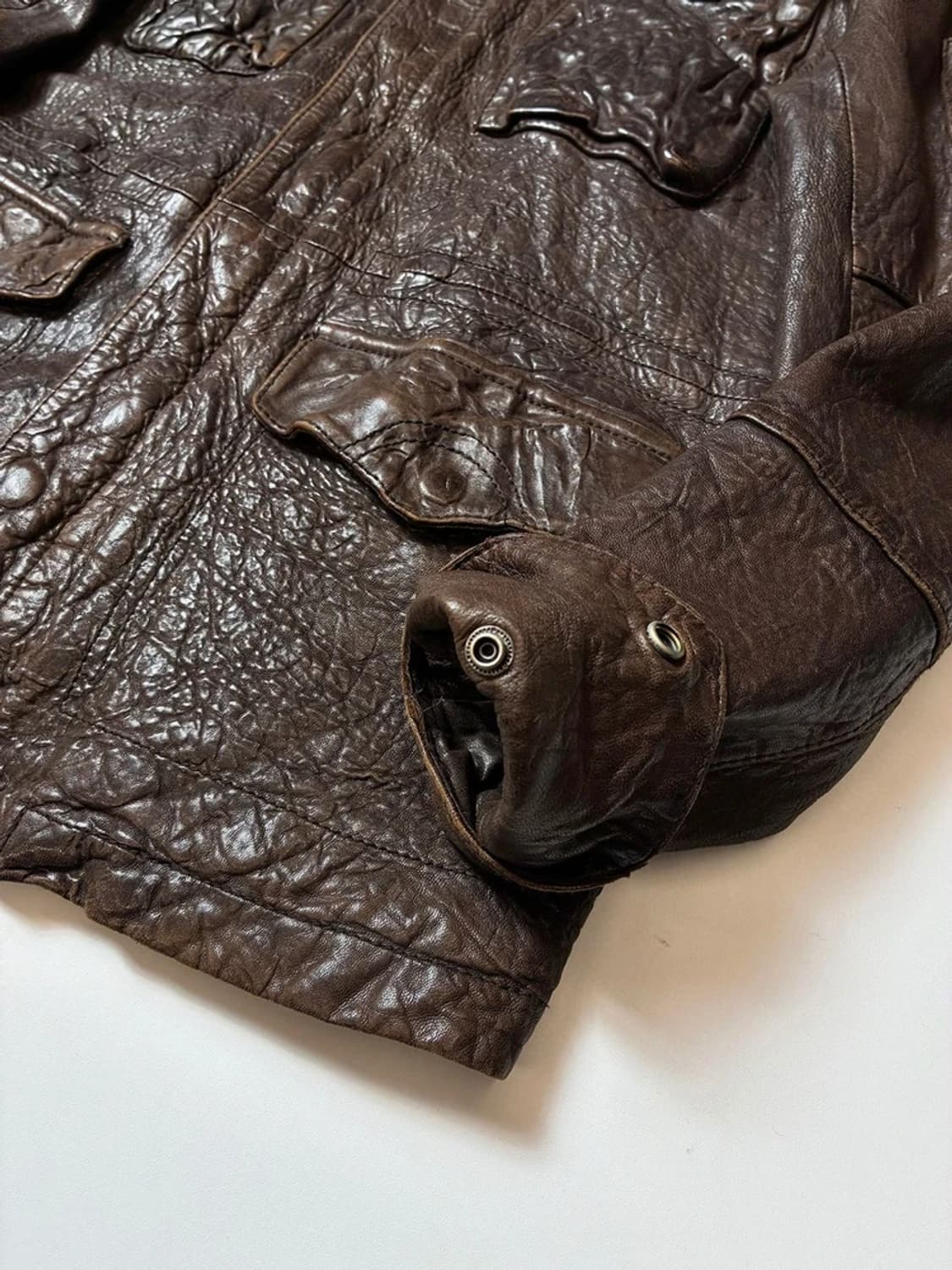 지오송지오 유틸리티 양가죽 자켓 PN8538 상품이미지5