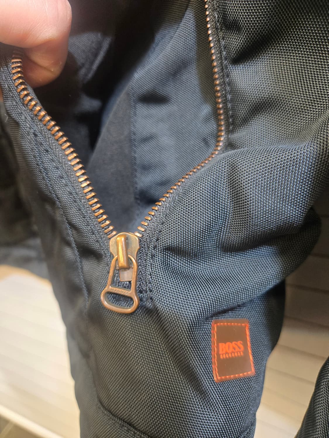 휴고보스 라이더 바이커 자켓 블랙 상품이미지6