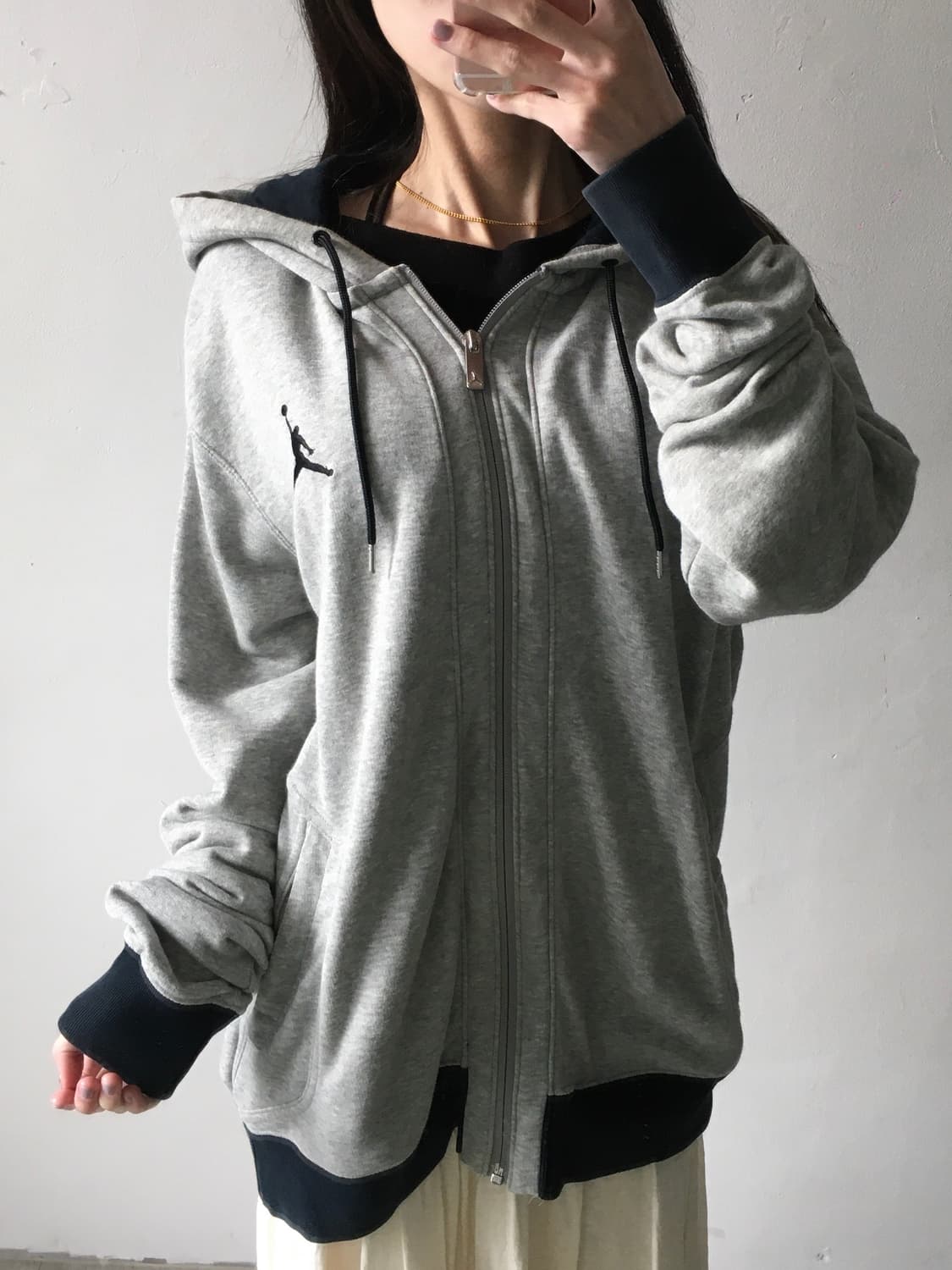 조던 가슴로고 후드집업 상품이미지1