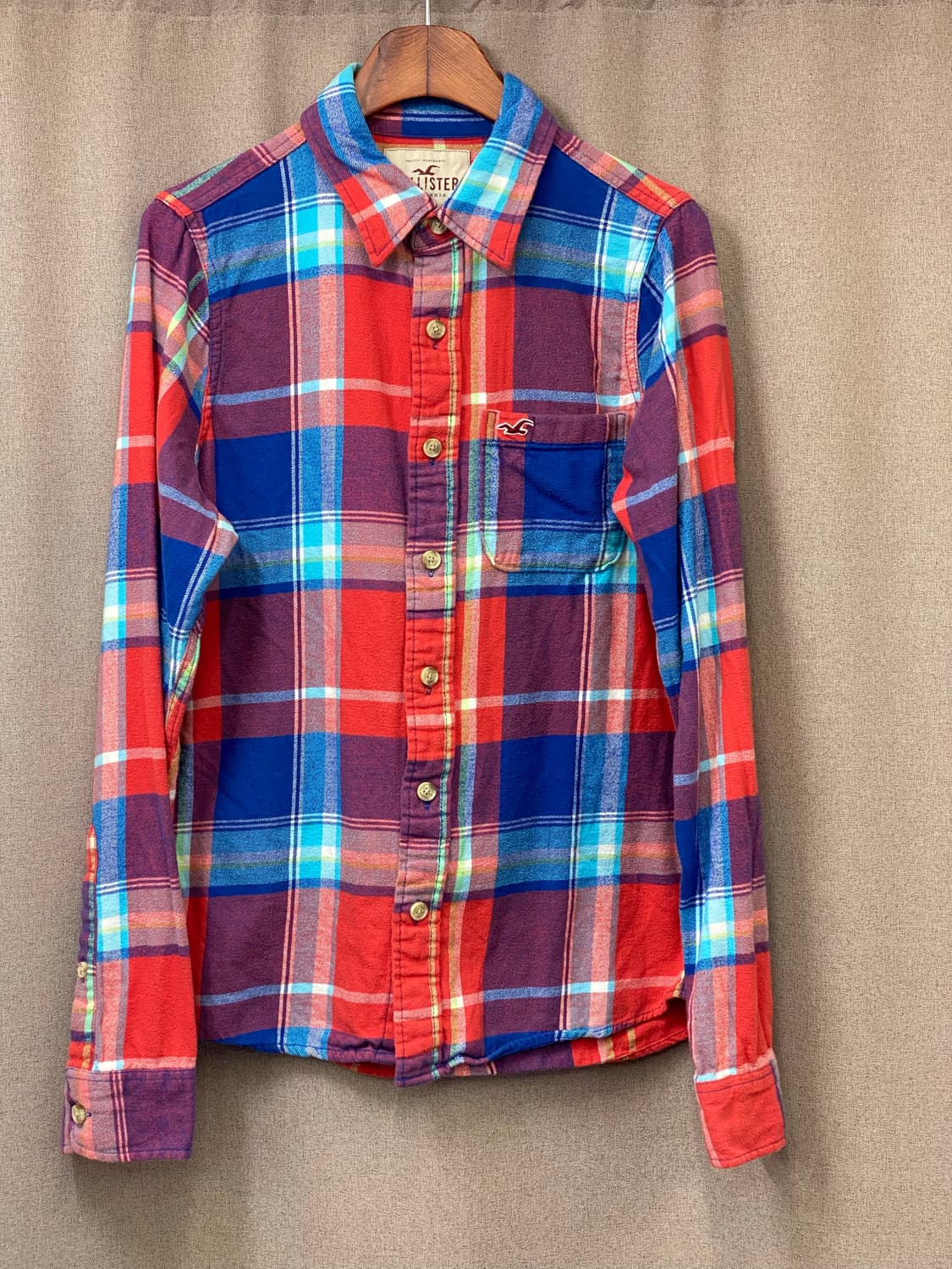 홀리스터 플란넬 체크 셔츠 상품이미지2