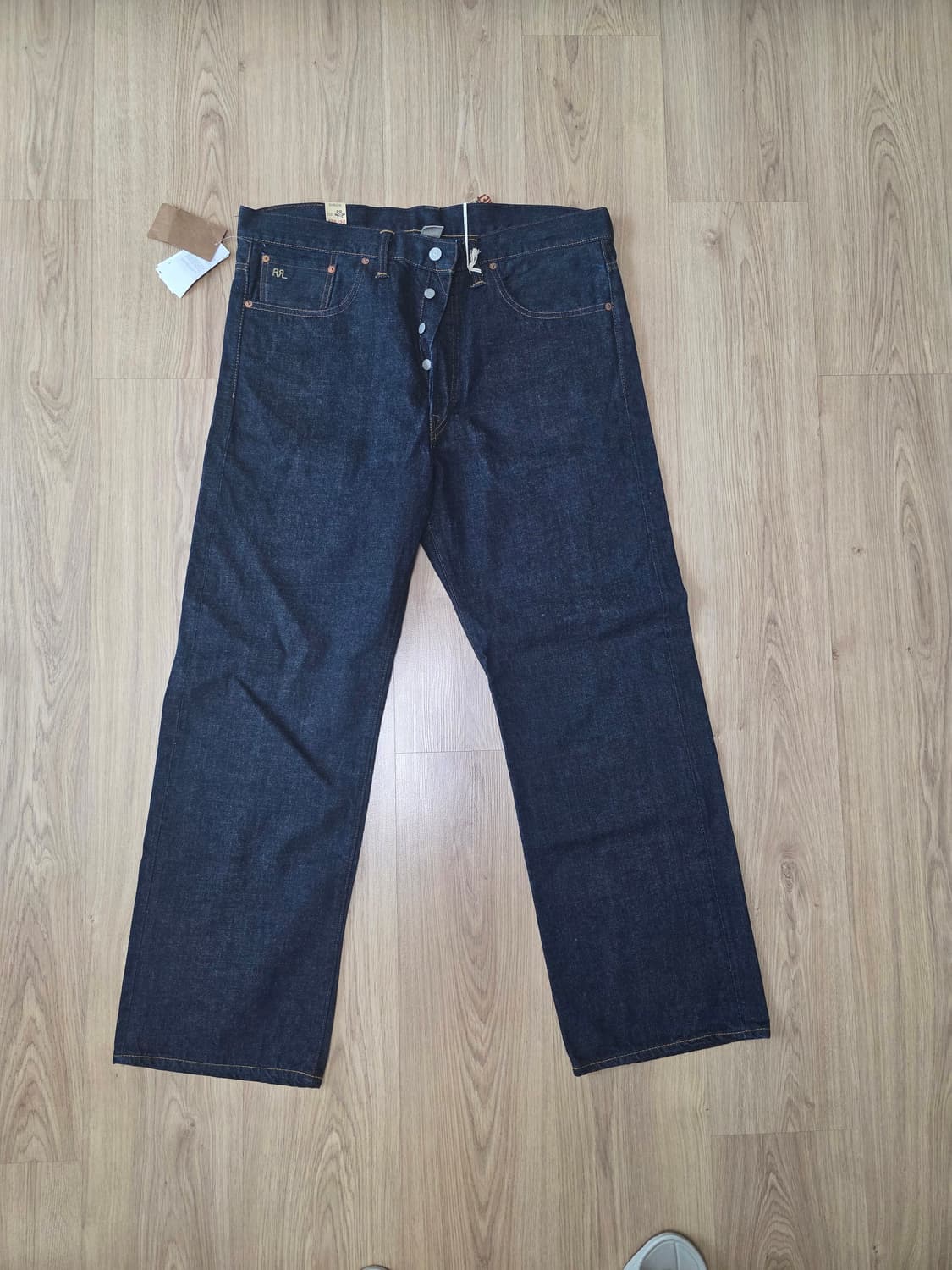 RRL 빈티지 파이브포켓 이스트웨스트 셀비지 진 상품이미지1