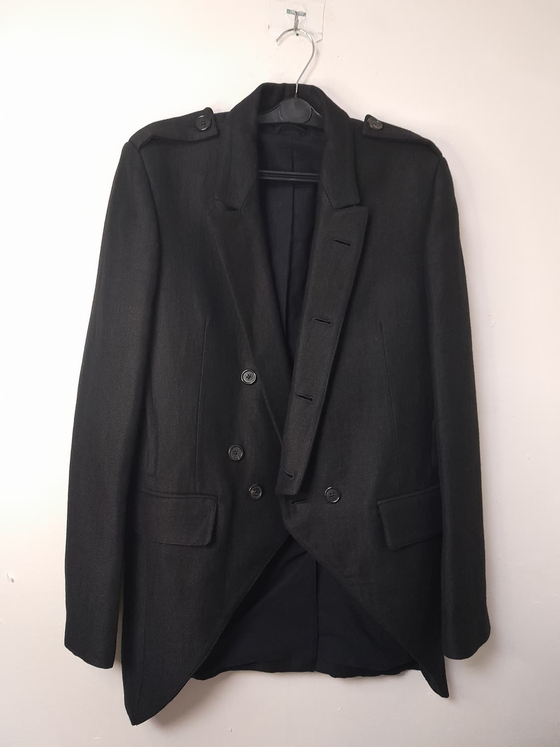 앤드뮐미스터 블랙 밀리터리 울 테일러링 자켓 S/97정도 상품이미지2