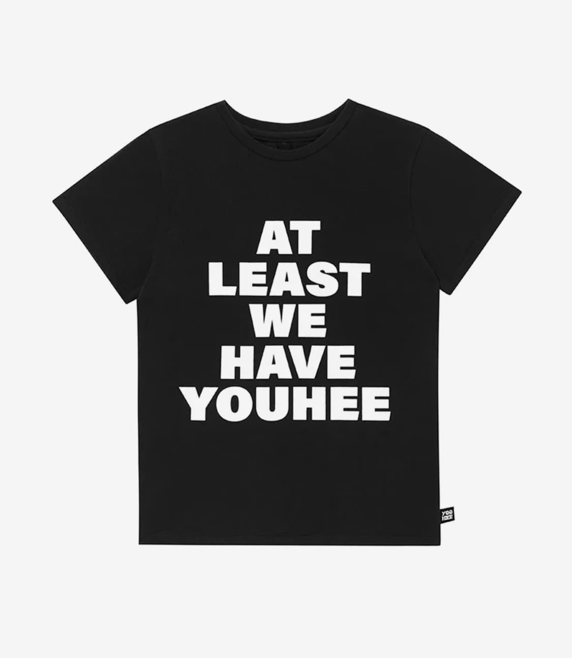 유희 LETTERING T-SHIRT BLACK 상품이미지1