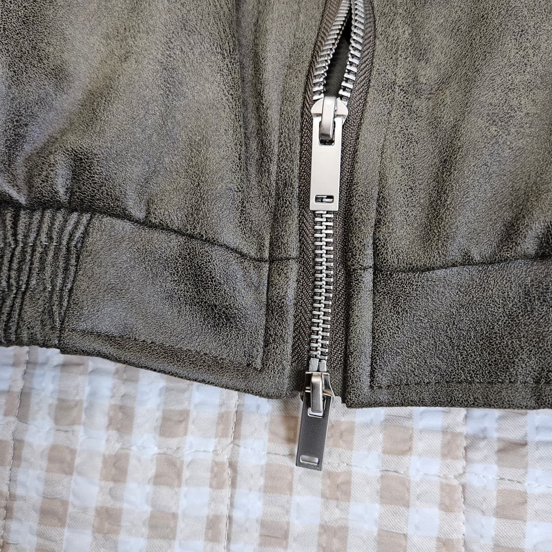 블랙모먼트 간절기 스웨이드 집업자켓 남자100 상품이미지6