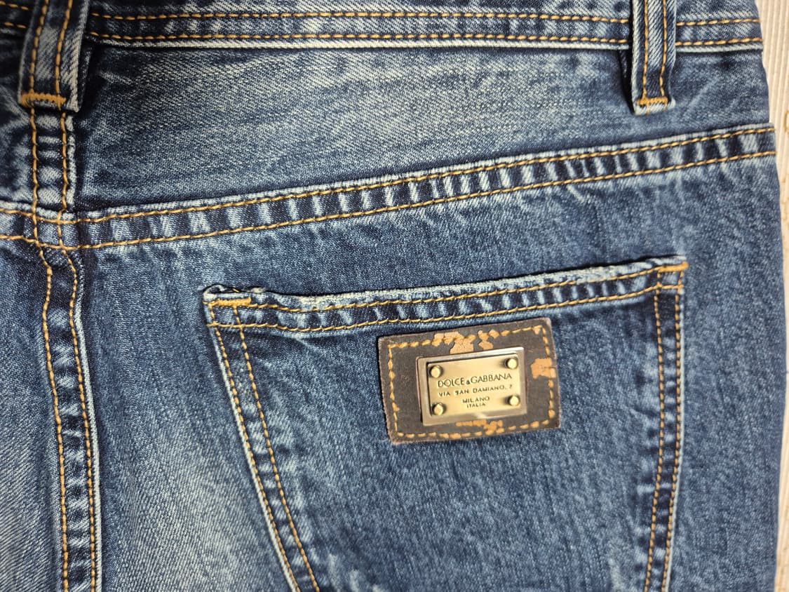 돌체앤가바나 블루 데님 청바지/34 상품이미지3