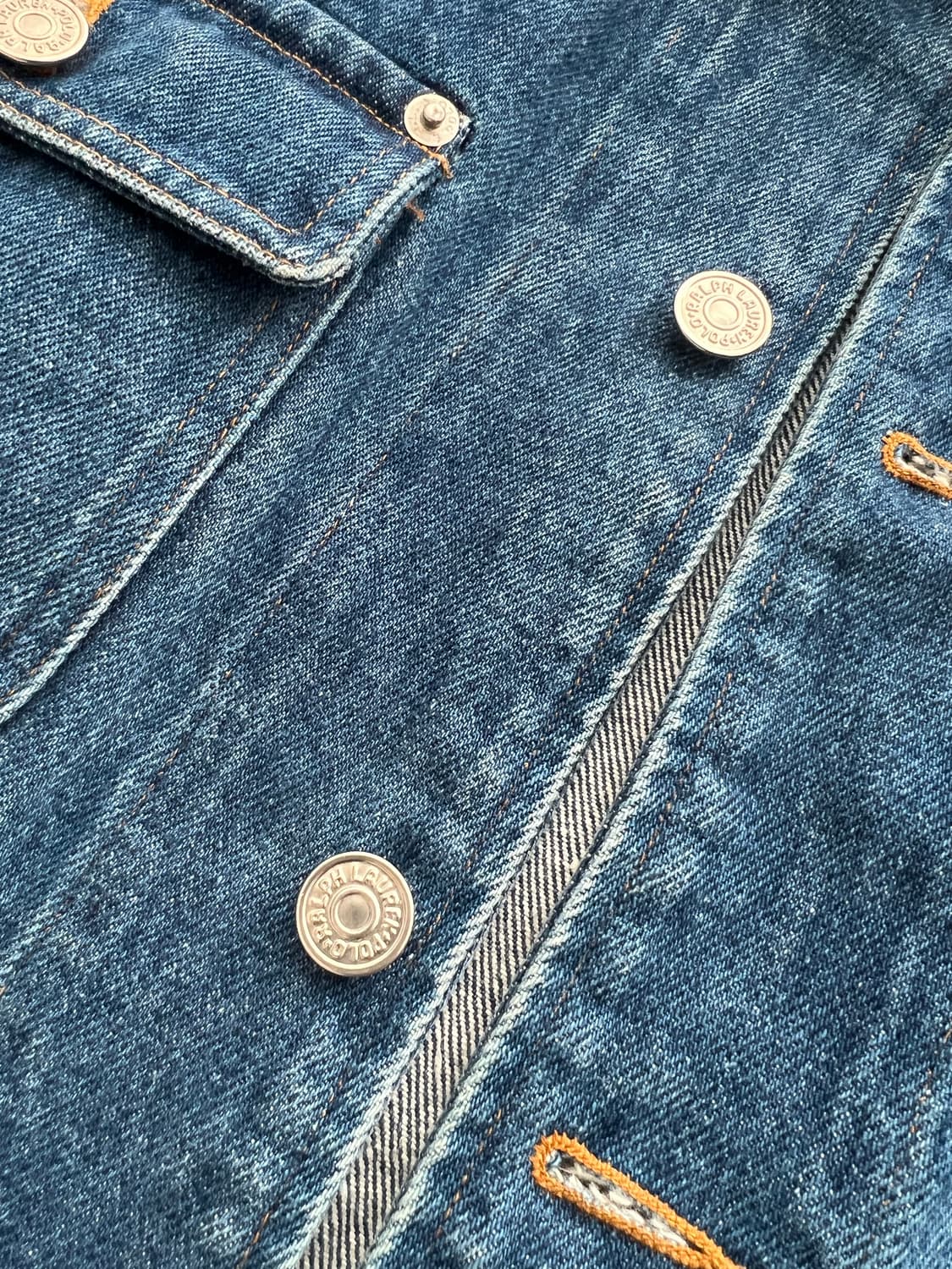 폴로랄프로렌 청자켓 made in USA 트러커 상품이미지5