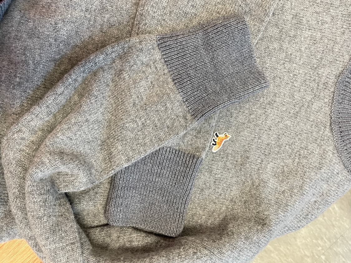 메종키츠네 투톤 니트 상품이미지7