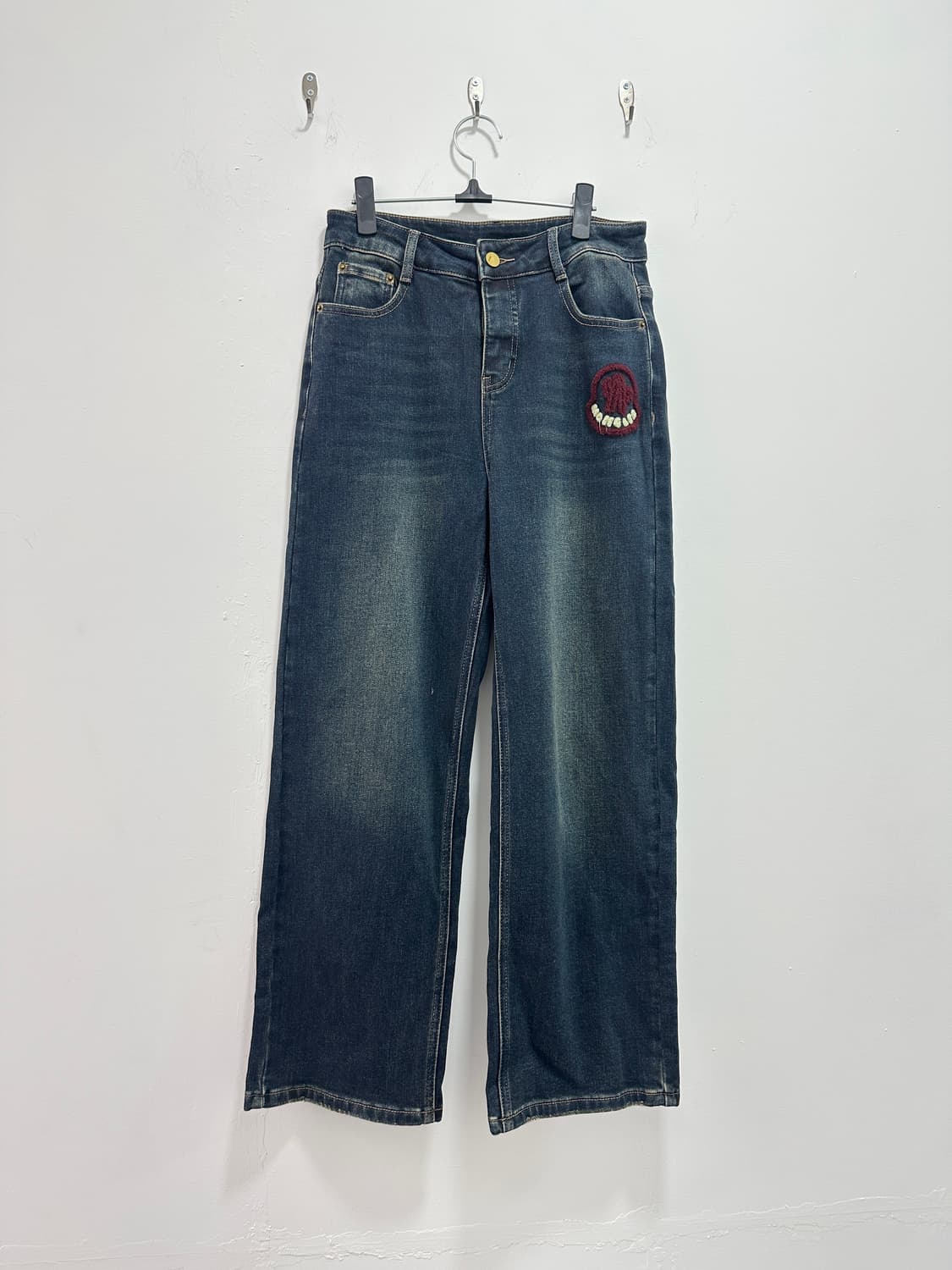 Vintage patch washing denim pants 상품이미지7