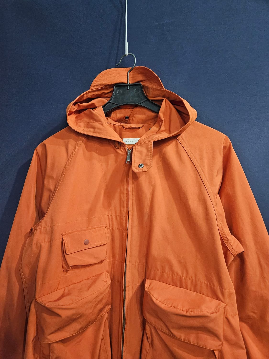 모아 오렌지 남성 세미오버핏 100~105 후드집업 자켓  상품이미지7