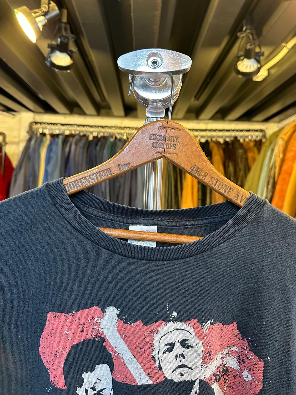 랜시드 락밴드 페이드 프린팅 티셔츠 상품이미지2