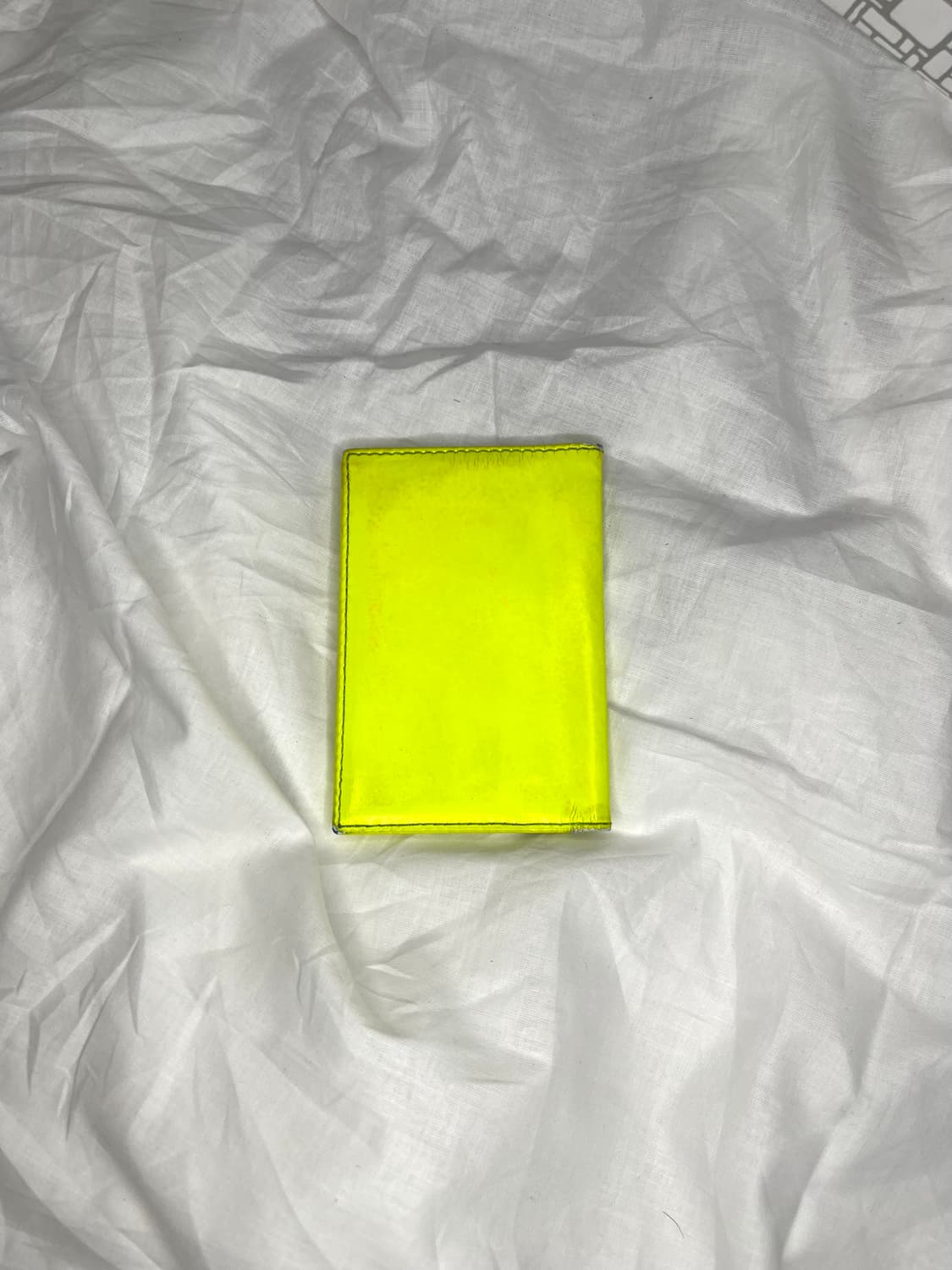 꼼데 데 가르송 네온 컬러 블록 레더 카드 지갑 상품이미지2