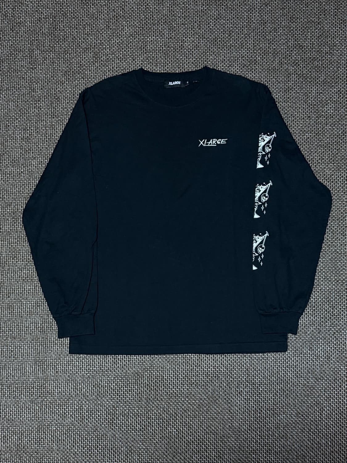 엑스라지 스컬 칵테일 로고 롱슬리브 상품이미지2