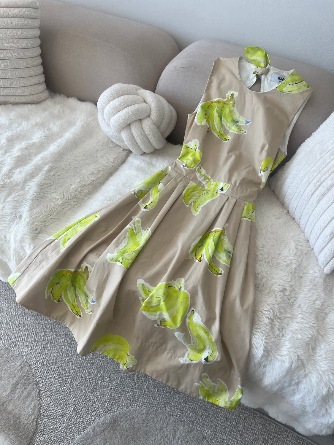 MSGM 바나나패턴 원피스 상품이미지5