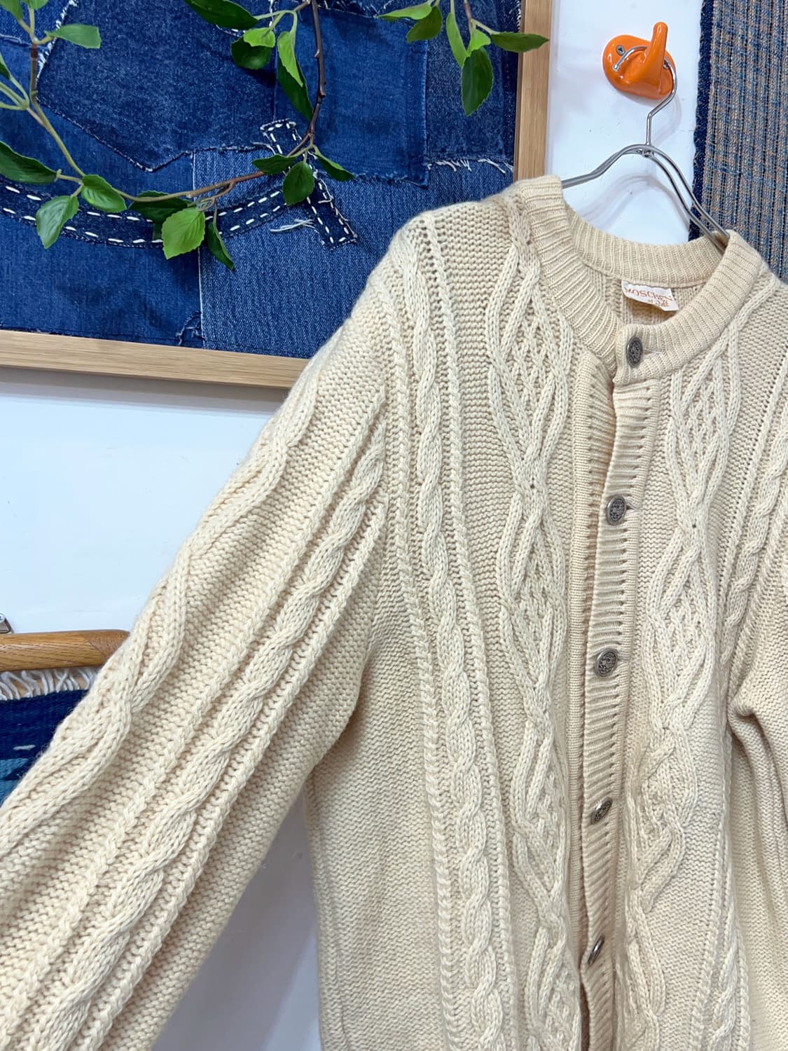 MOSCHEN Cable Knit Wool Cardigan 상품이미지5