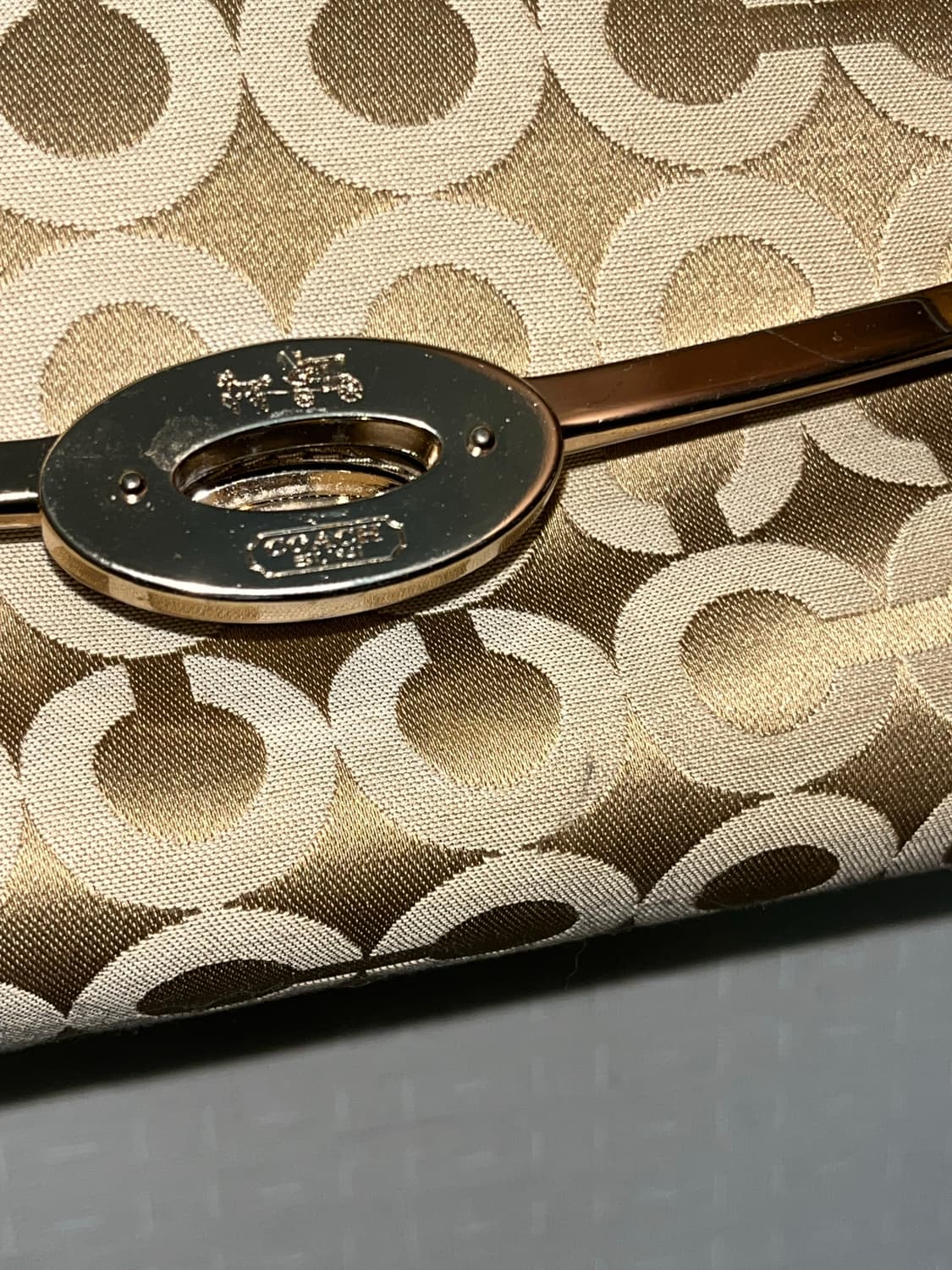 Rare🤎coach beige sholder bag 상품이미지2