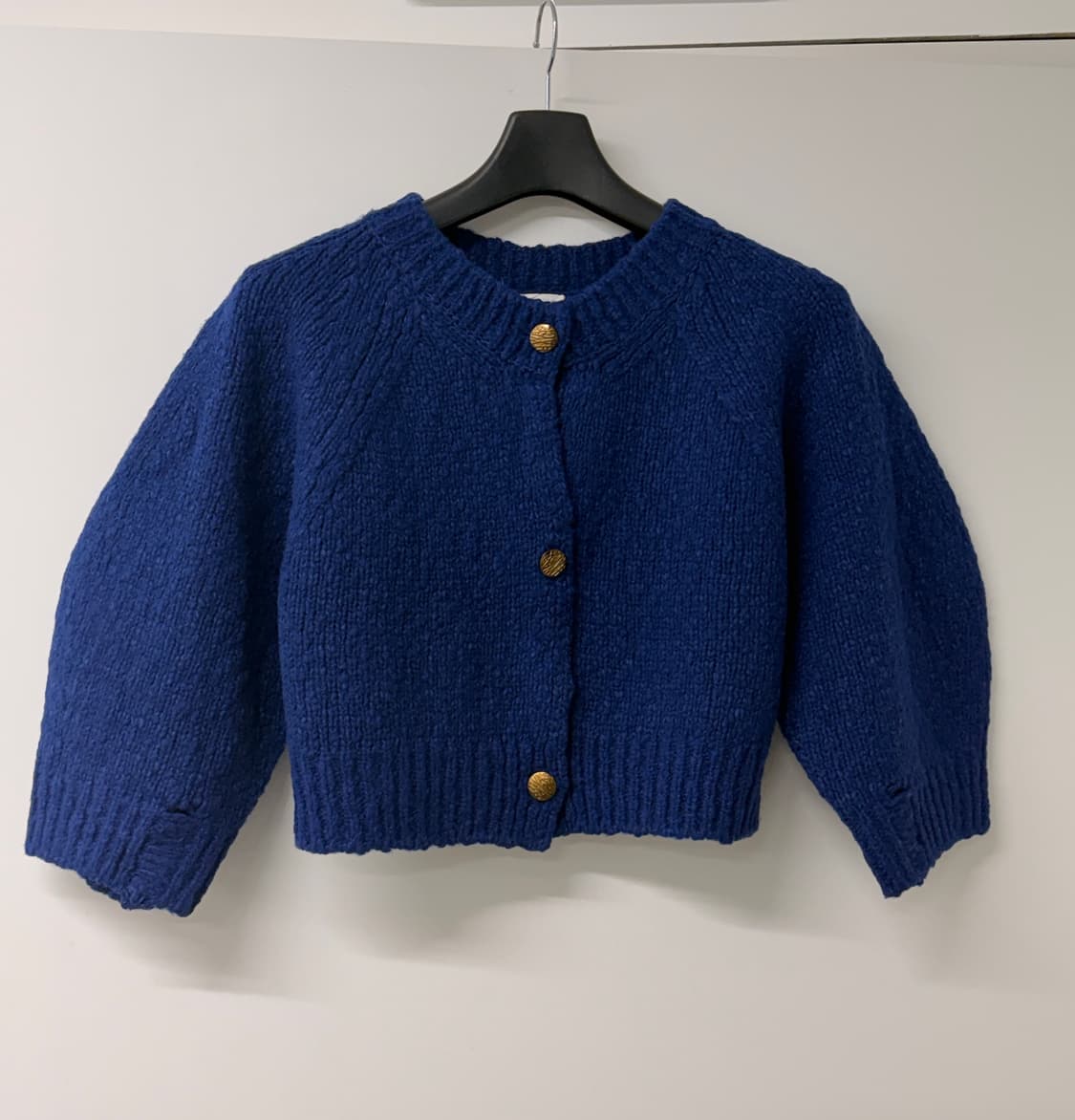 스탠드얼론 블루 니트 가디건 상품이미지2