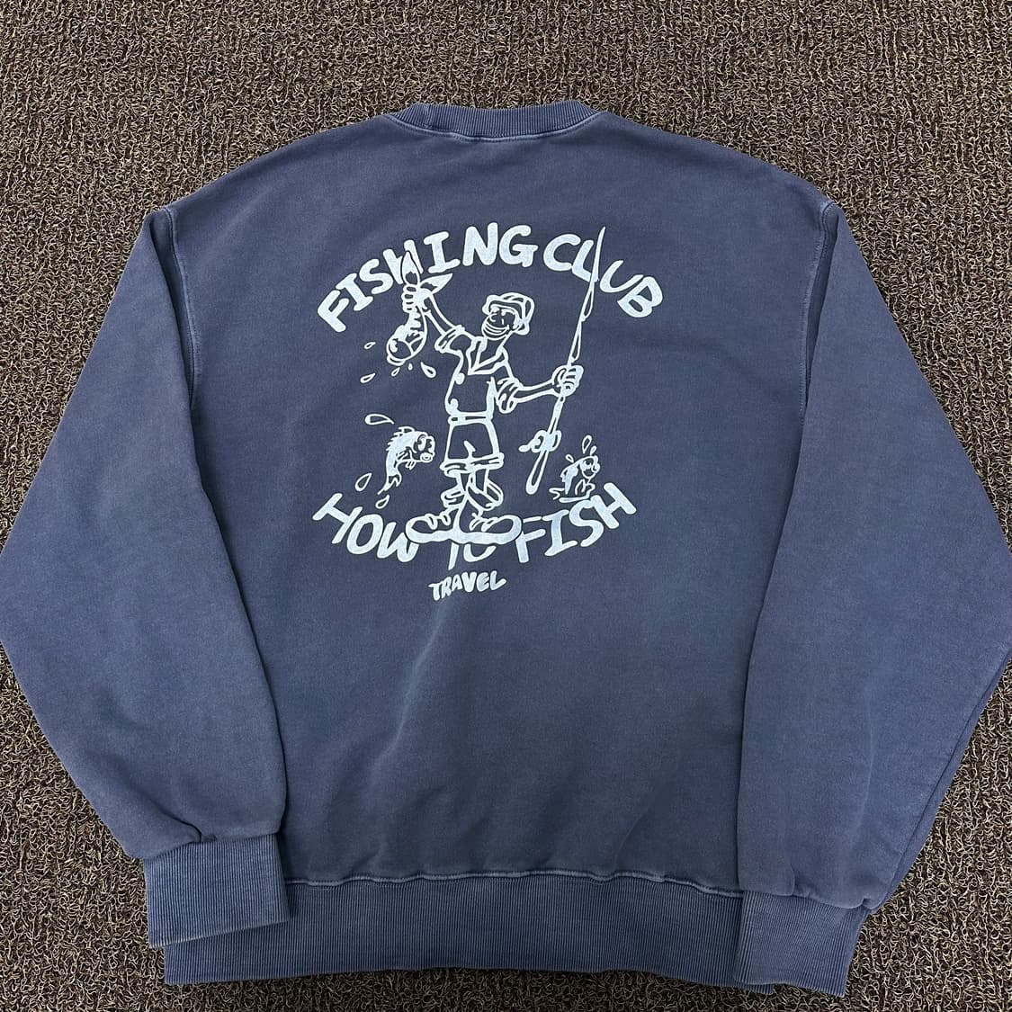 TRAVEL 트래블 워싱 맨투맨 L 상품이미지6