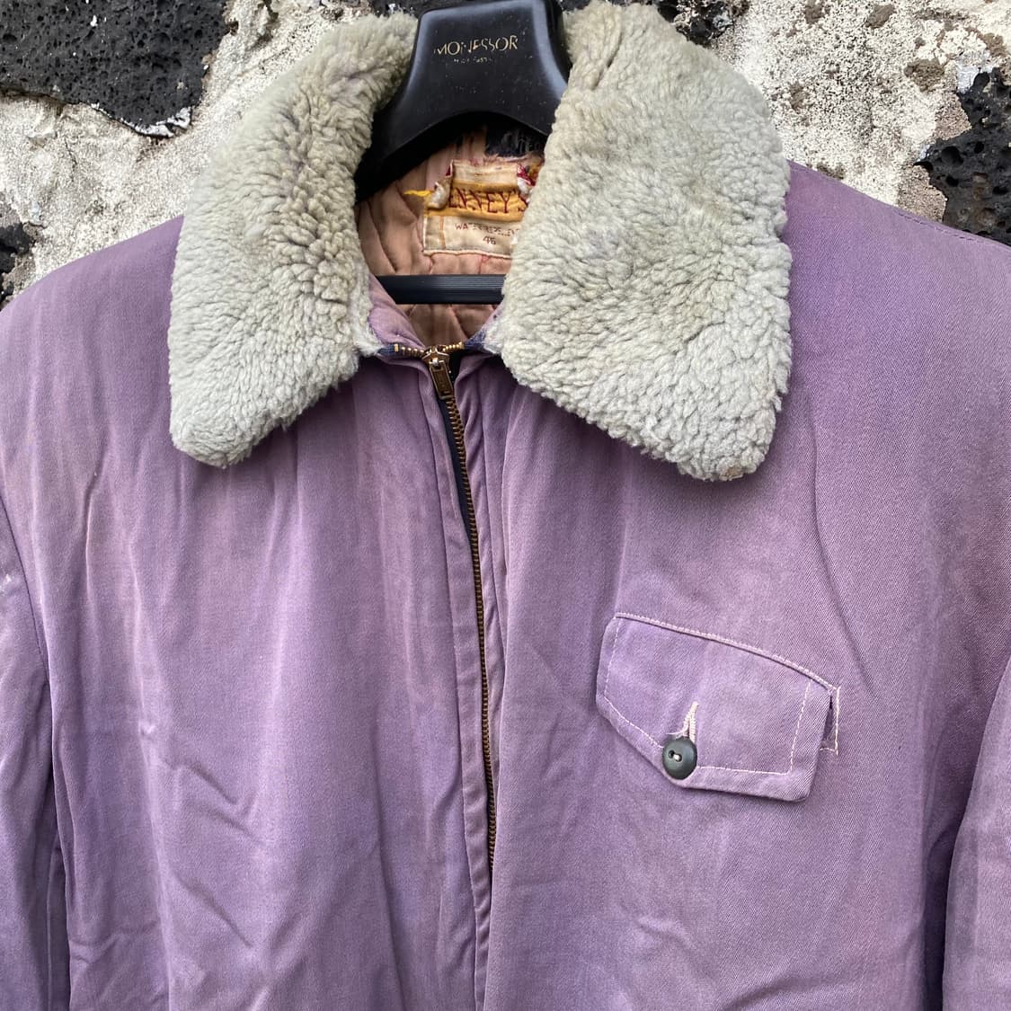 50's 페니즈 개버자켓 카라무스탕 상품이미지2