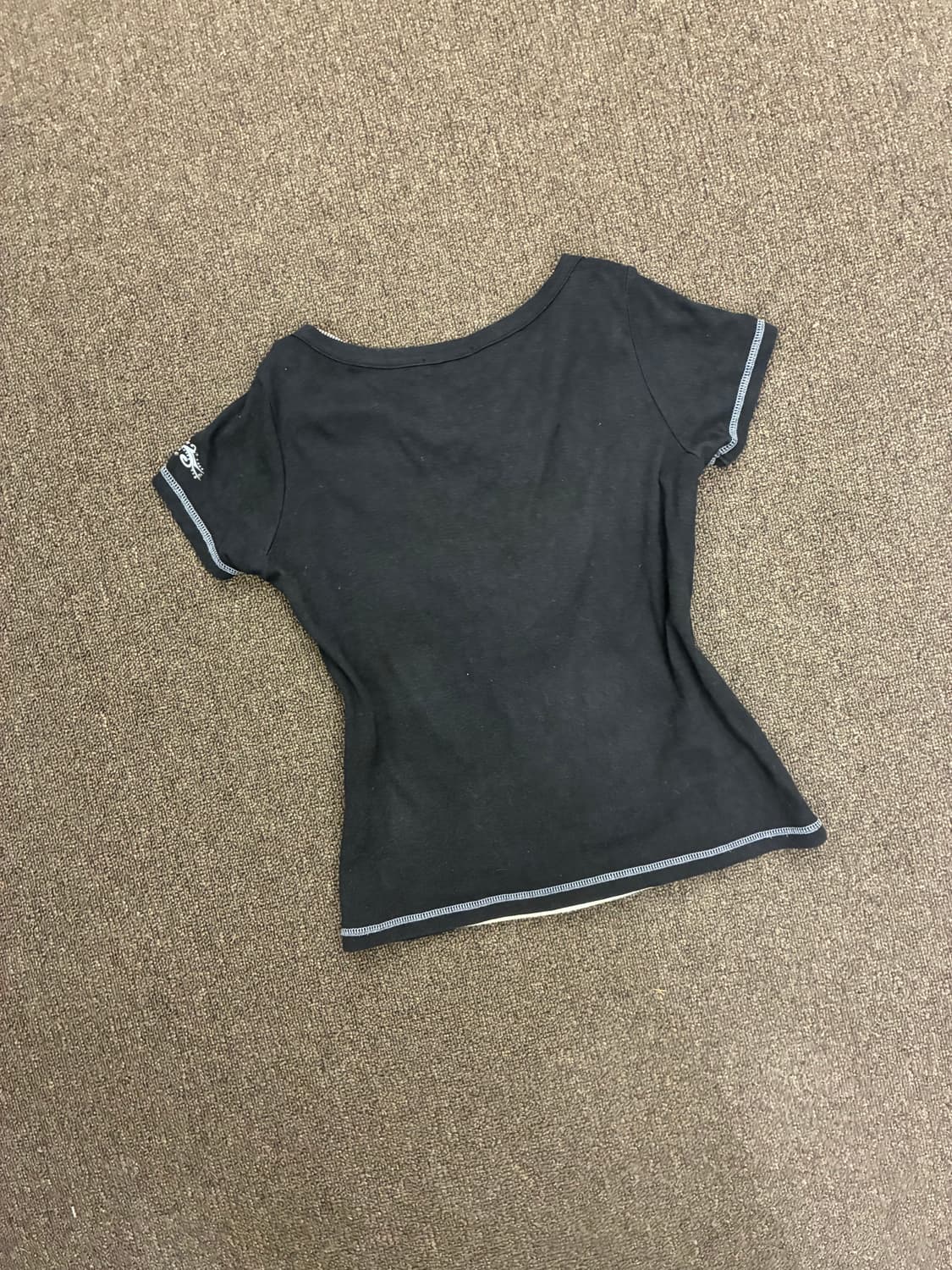 M)Japanese vintage 여성 레이어드 반팔 집업(이염) 상품이미지9