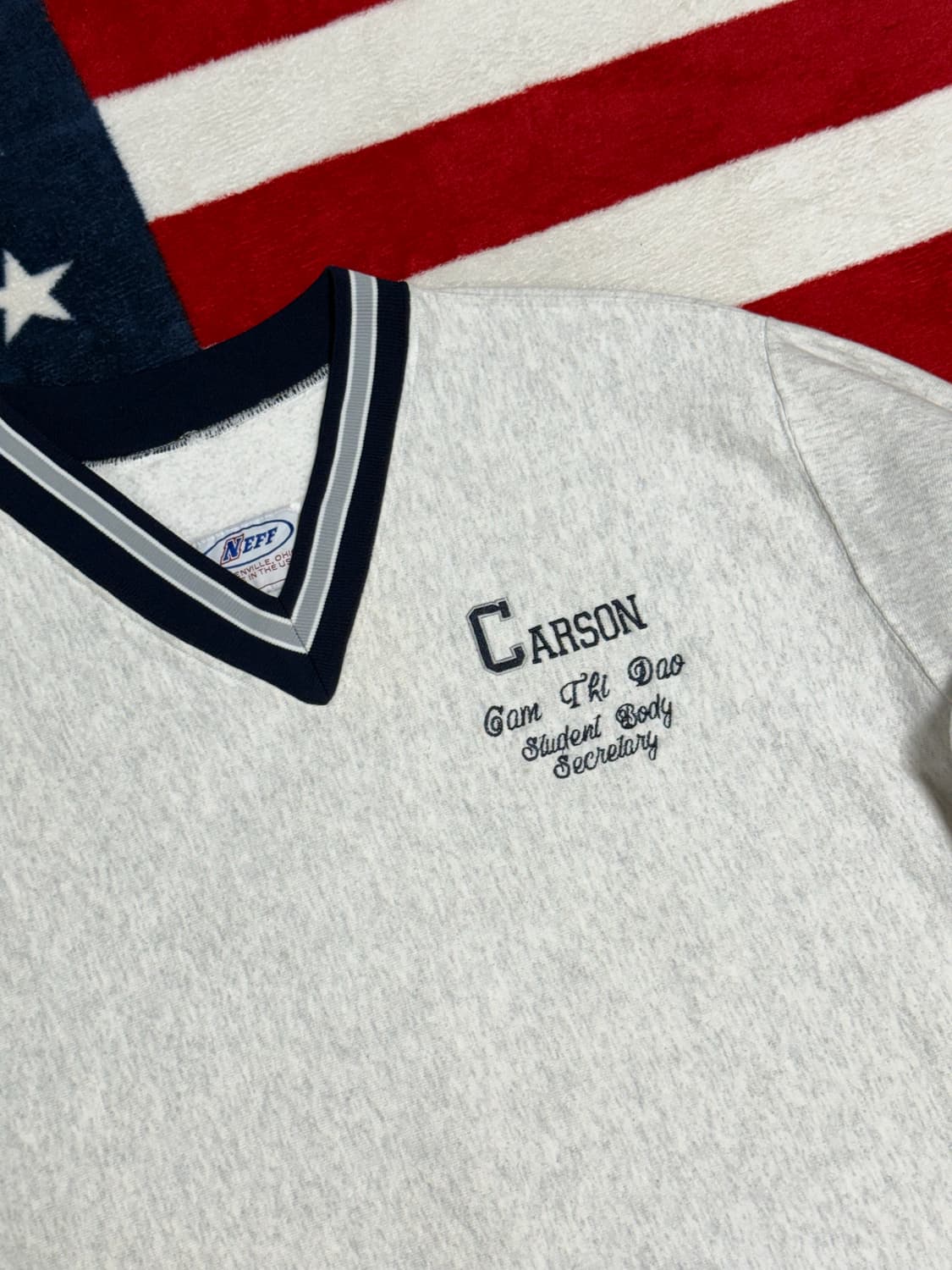 NEFF USA V넥 헤비 스웻셔츠 [L] 상품이미지5