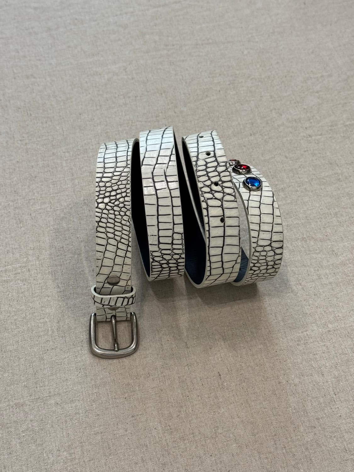 꼼데가르송 옴므 플러스 파이썬 잼스톤 벨트 상품이미지2