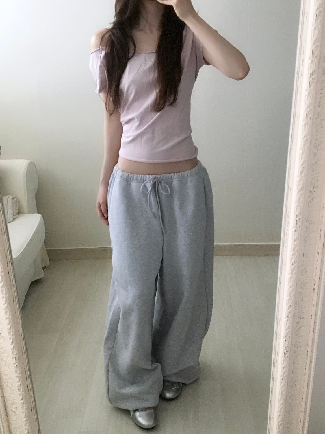 블랙업 유니섹스 퍼릿 오버핏 조거 밴딩팬츠 상품이미지1