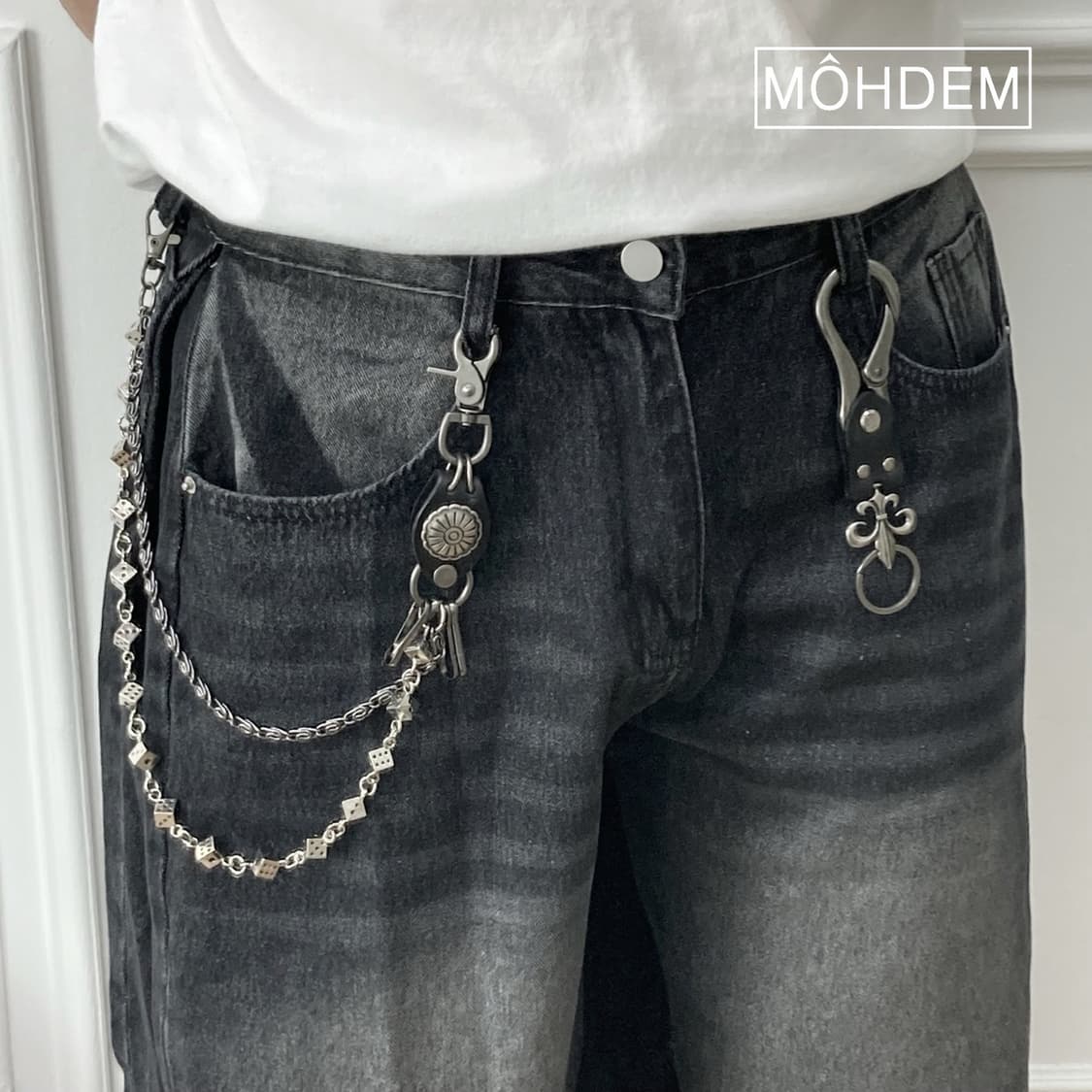 [Unisex]크롬 후크 키링 열쇠고리 상품이미지2