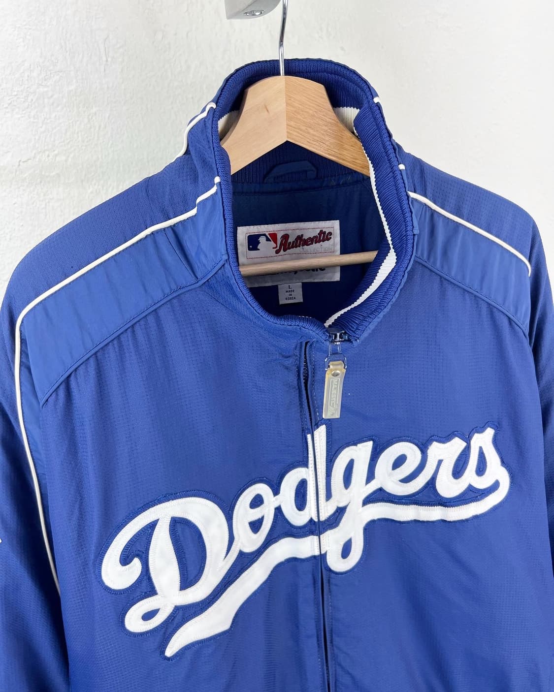 마제스틱 LA 다저스 블루 로고 나일론 자켓 상품이미지7