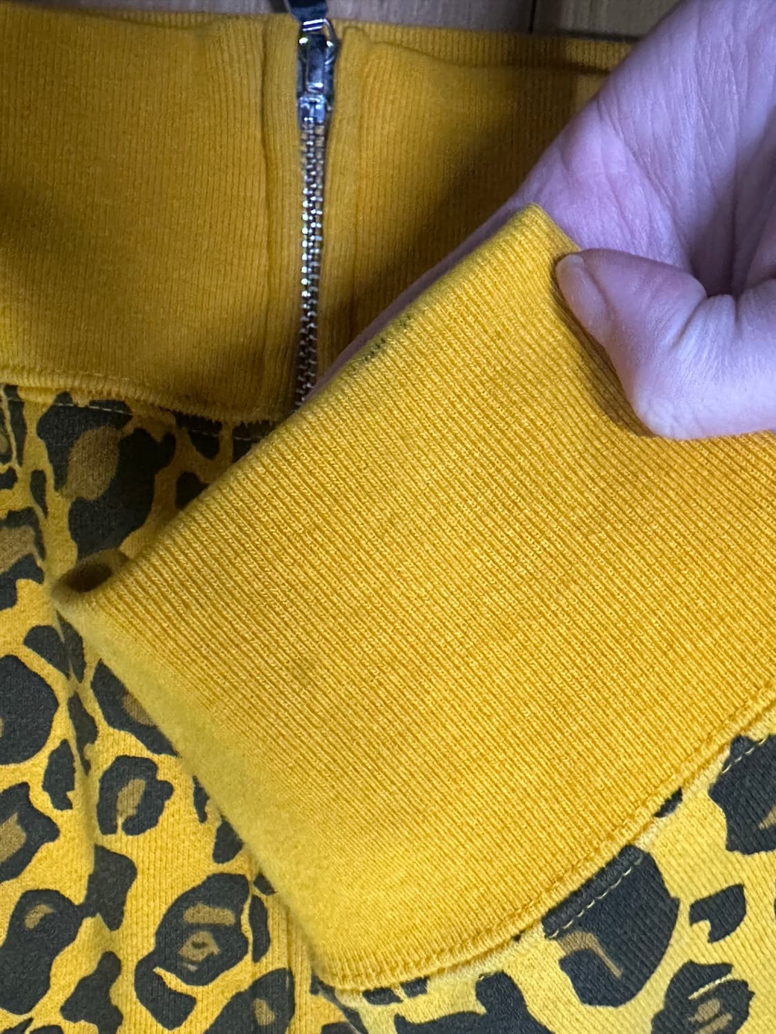 정품 베이프 레오파드 후드집업 상품이미지10