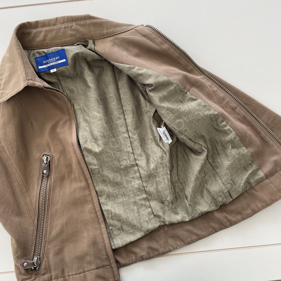 버버리 유틸리티 코튼 블루종 슬림 핏 바이커 셸 헤리티지 라이더  Y2K 상품이미지7