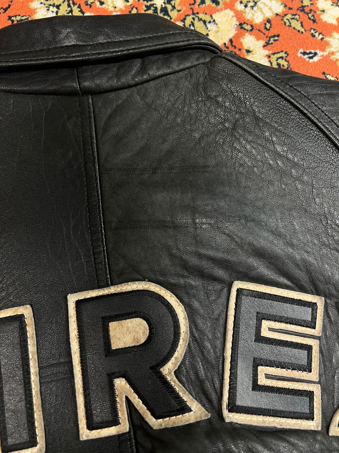 [L] AVIREX 시그니처 USA 빈티지 가죽자켓 상품이미지10