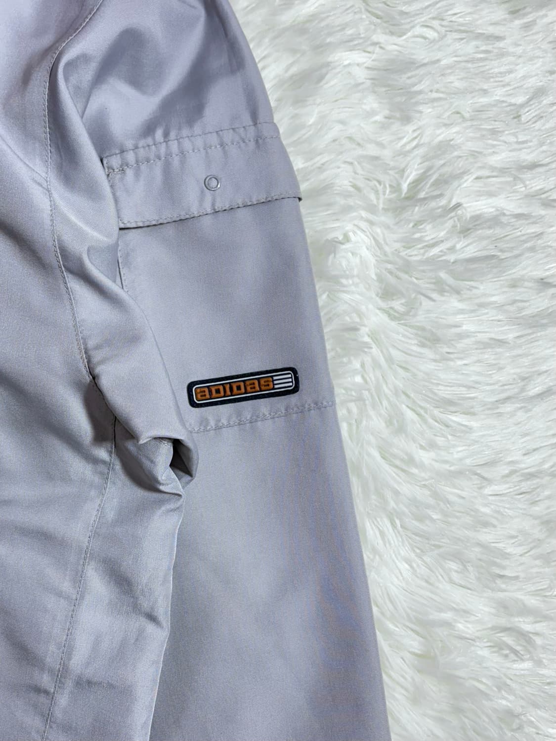 아디다스 90‘s 그레이 빅로고 코치자켓  상품이미지8