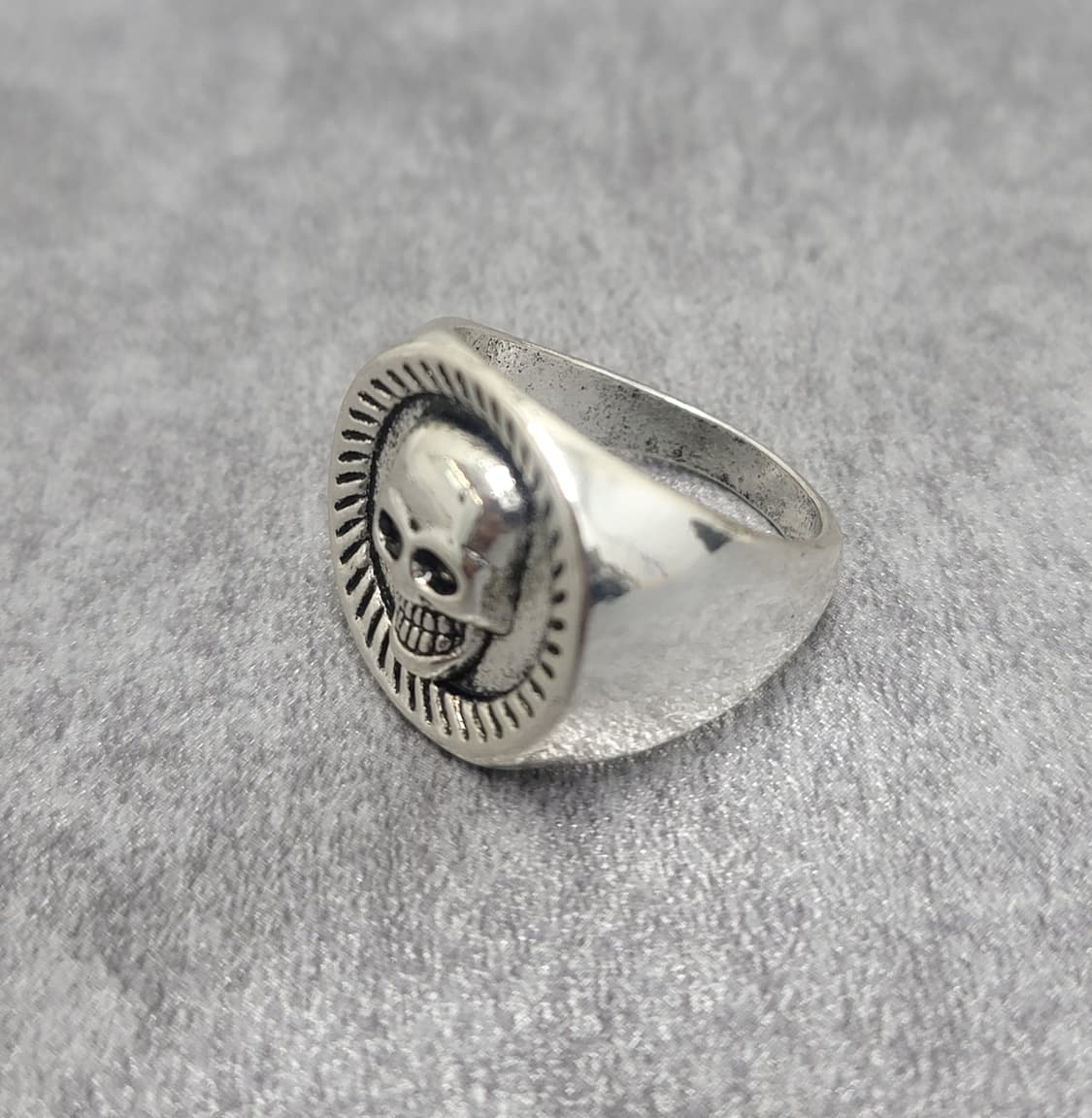 빈티지 스컬 해골반지 상품이미지3