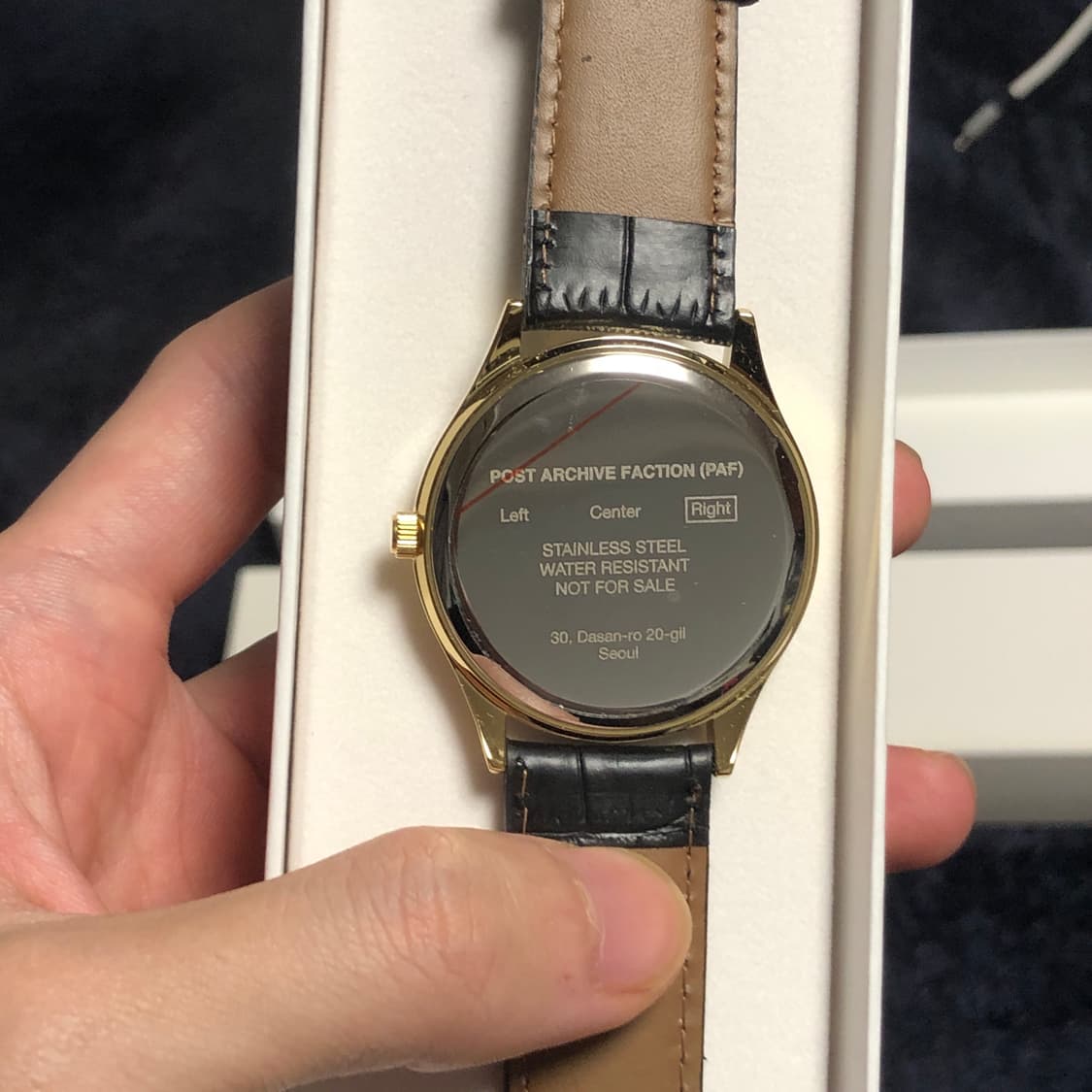 포스트아카이브팩션 서울 스토어 오픈기념 시계 상품이미지6
