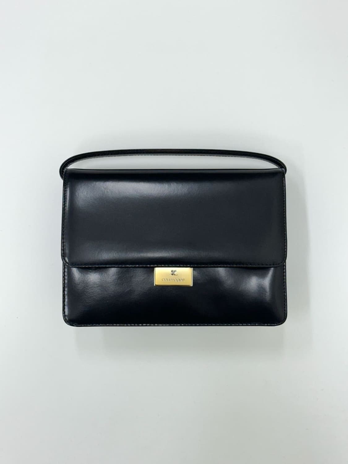  courreges / 꾸레쥬 블랙 스퀘어 핸드백 상품이미지6