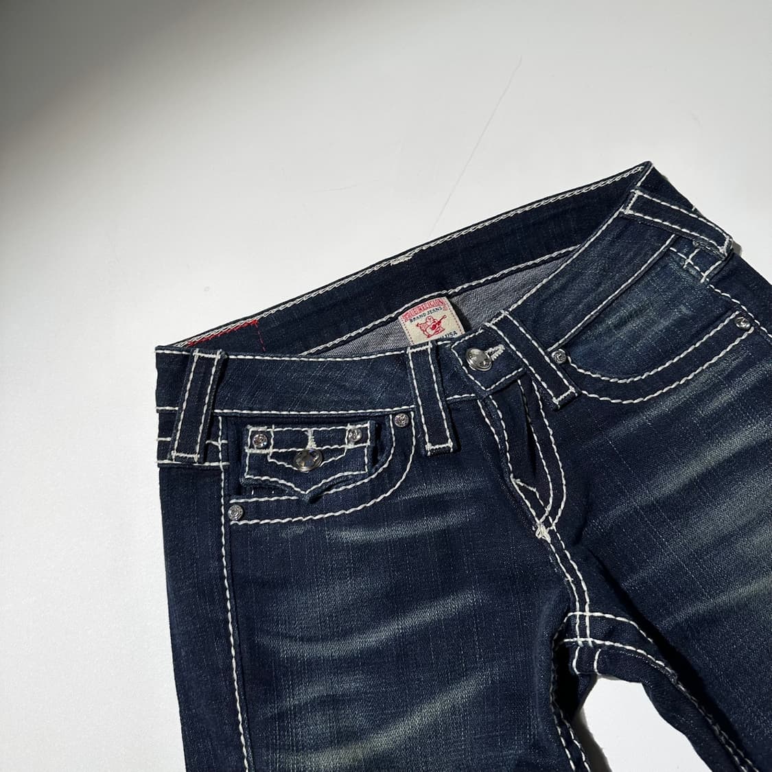 트루릴리전 스와로브스키 디스코 줄리 빅 T 데님 팬츠 상품이미지5