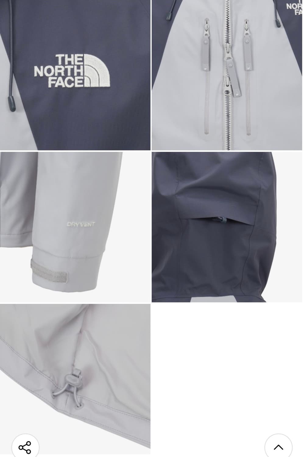 [새제품/XL] 노스페이스 몬테라 자켓 - 다크 쉐도우 상품이미지5