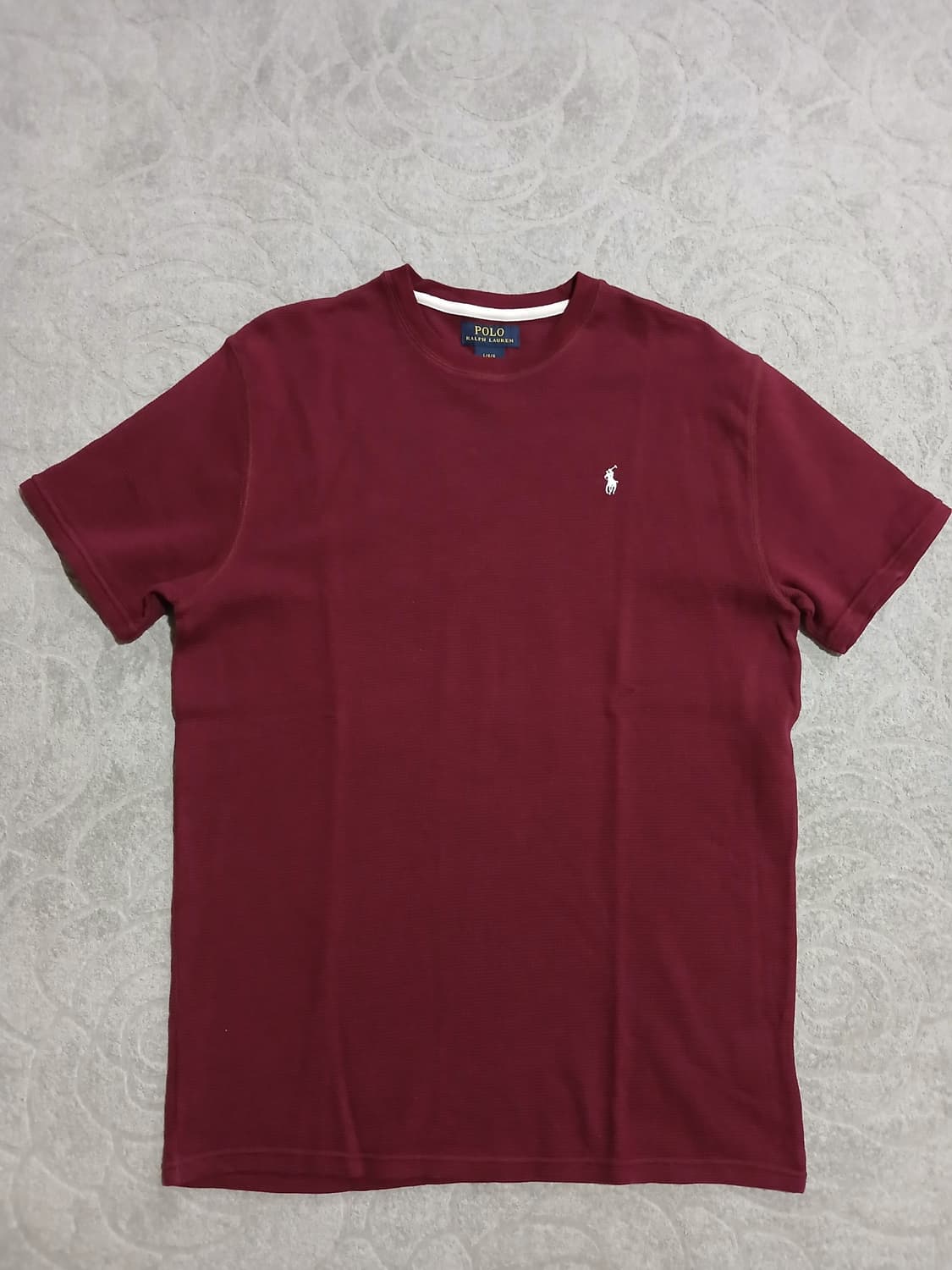 (새상품)폴로 랄프로렌 버건디 컬러 반팔티 L 상품이미지1