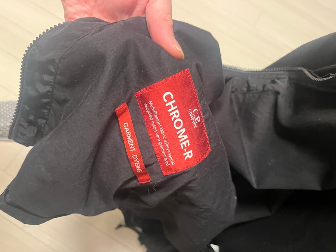 CP컴퍼니 크롬R 후드오버셔츠 블랙 XL 상품이미지4