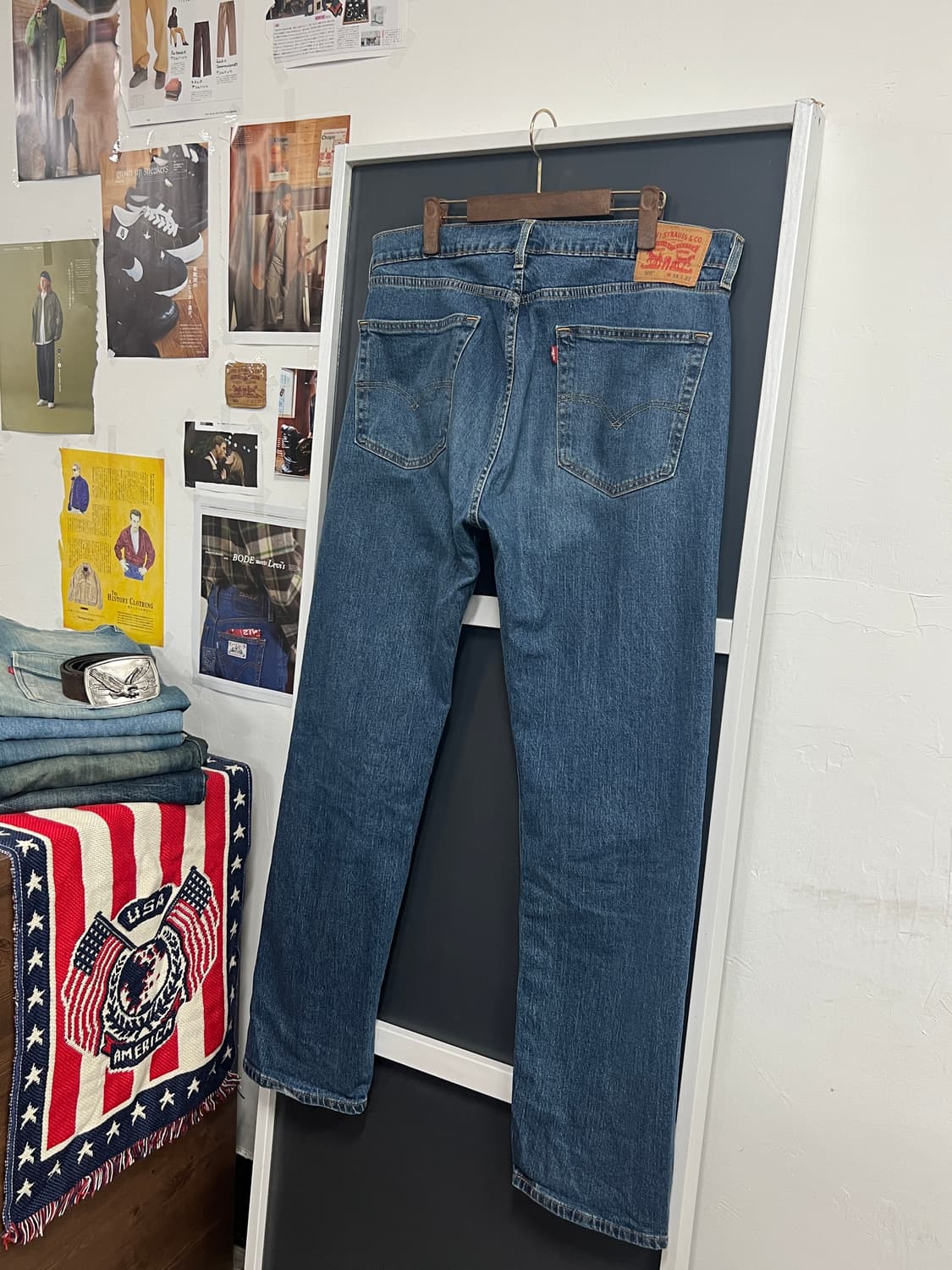 Levis 리바이스 505 레귤러 스트레이트핏 데님 팬츠 상품이미지1