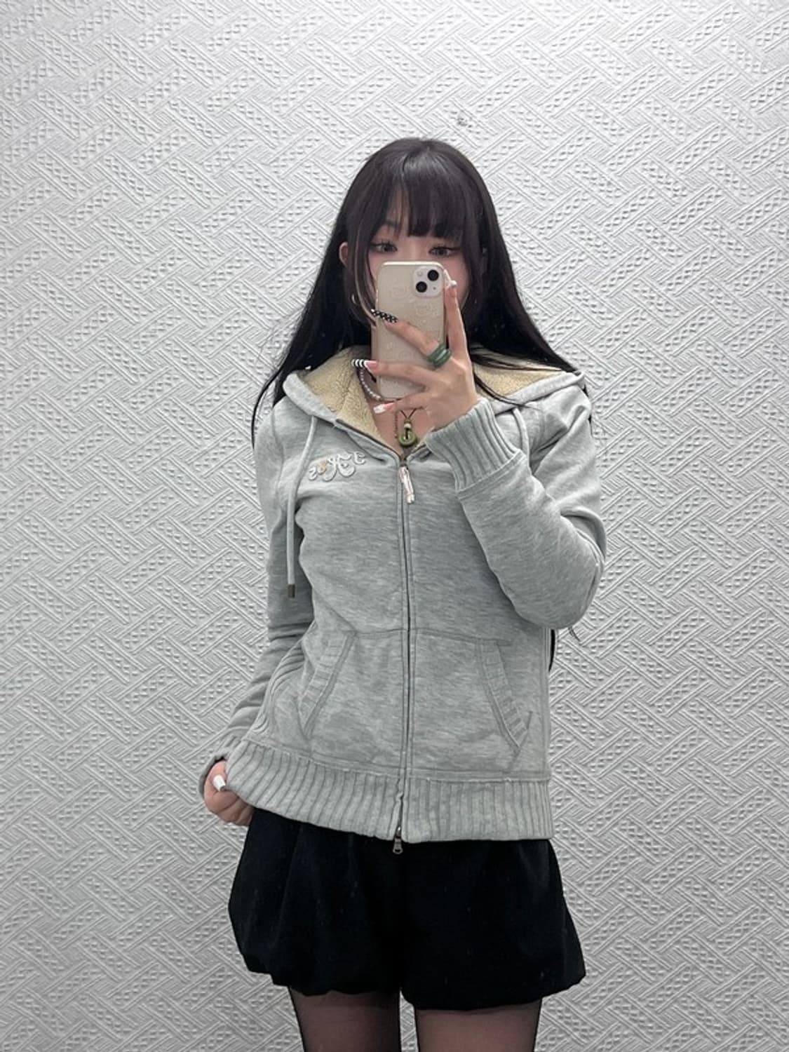 타미힐피거 빈티지 캐주얼 슬림핏 양털 후드집업 M C10680 상품이미지1