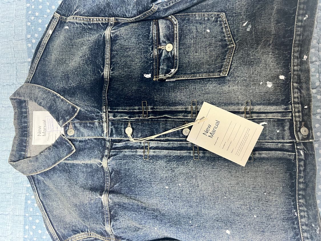 뉴매뉴얼 캡틴선샤인 콜라보 데님자켓 상품이미지1