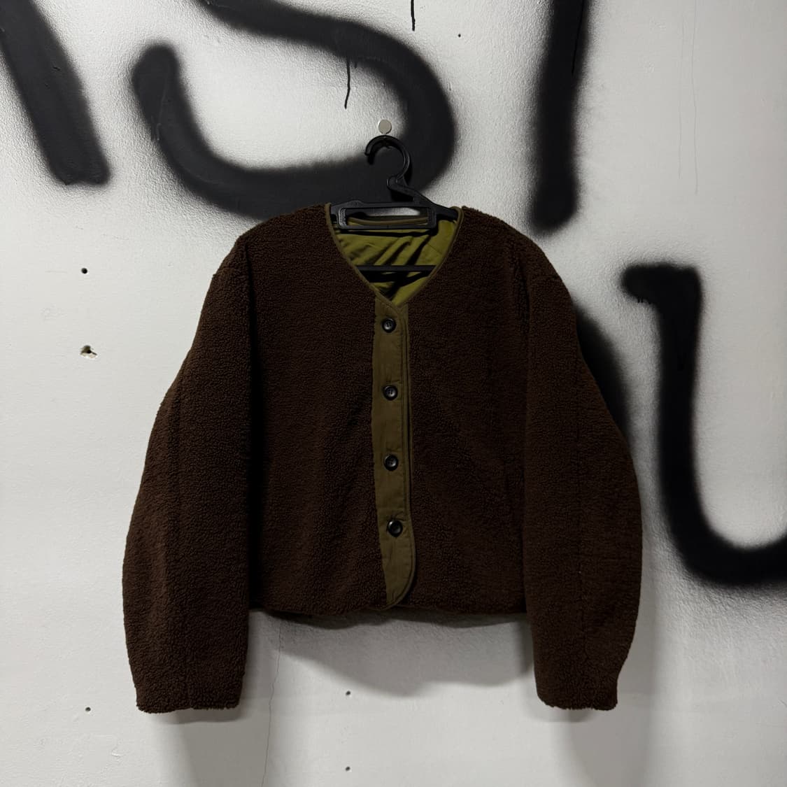 파르티멘토 3M 신슐레이트 리버시블 플리스 퀼팅 크롭 자켓 상품이미지3