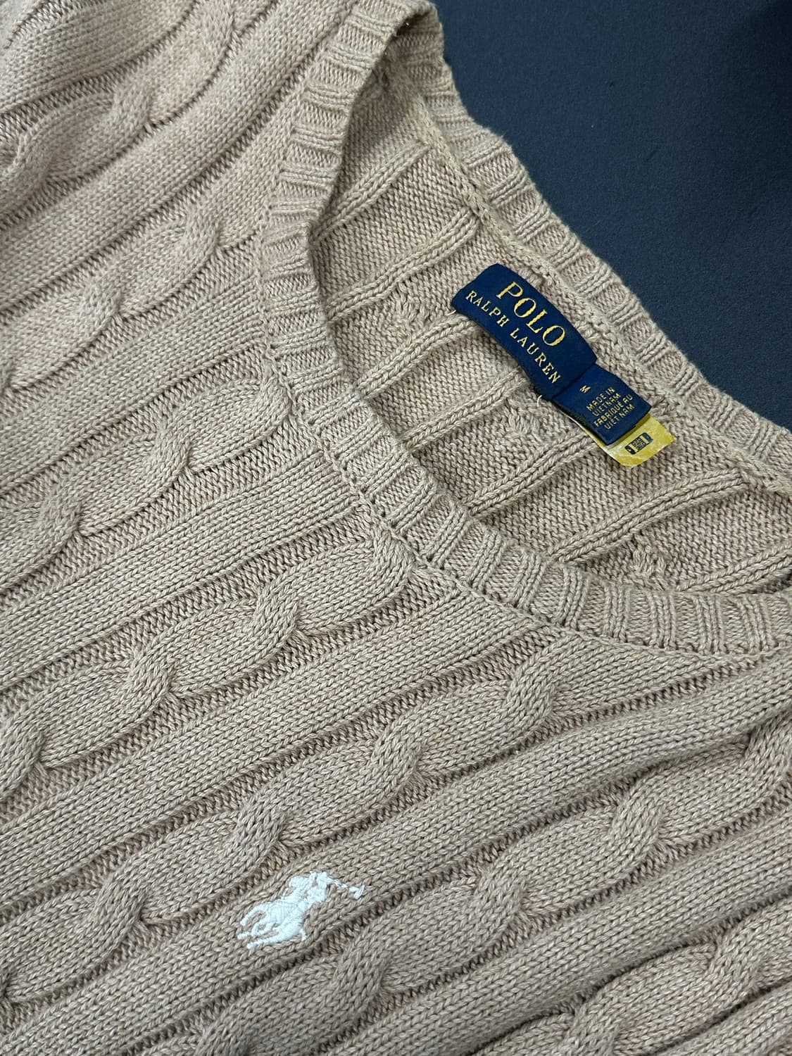 폴로 랄프로렌 베이지 니트 상품이미지4