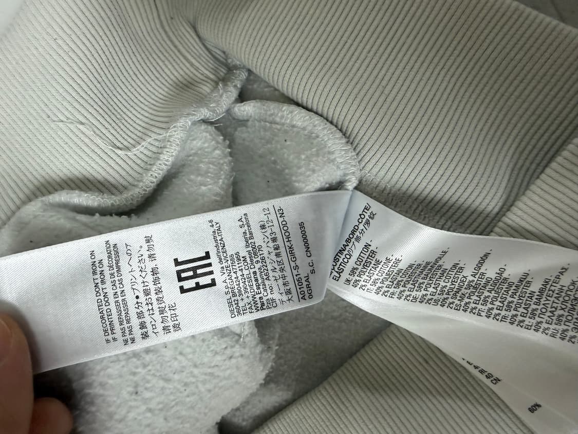 디젤 기모 후드 상품이미지5