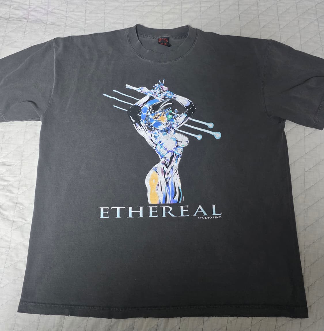 [XL] 공각기동대 부틀렉 이더리얼 스튜디오 페이드 블랙 티셔츠 상품이미지1