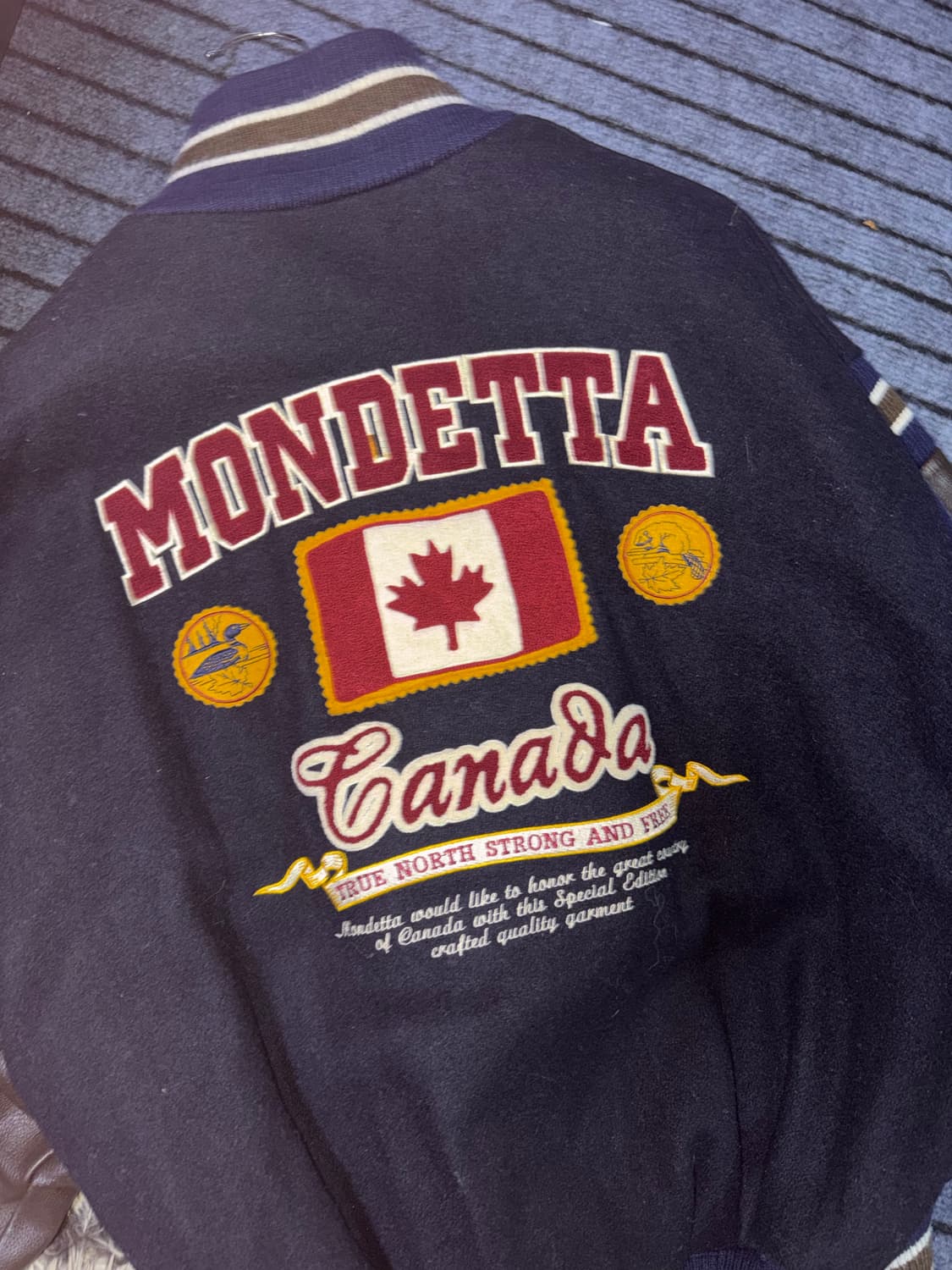 빈티지 캐나다 야구 점퍼 상품이미지1