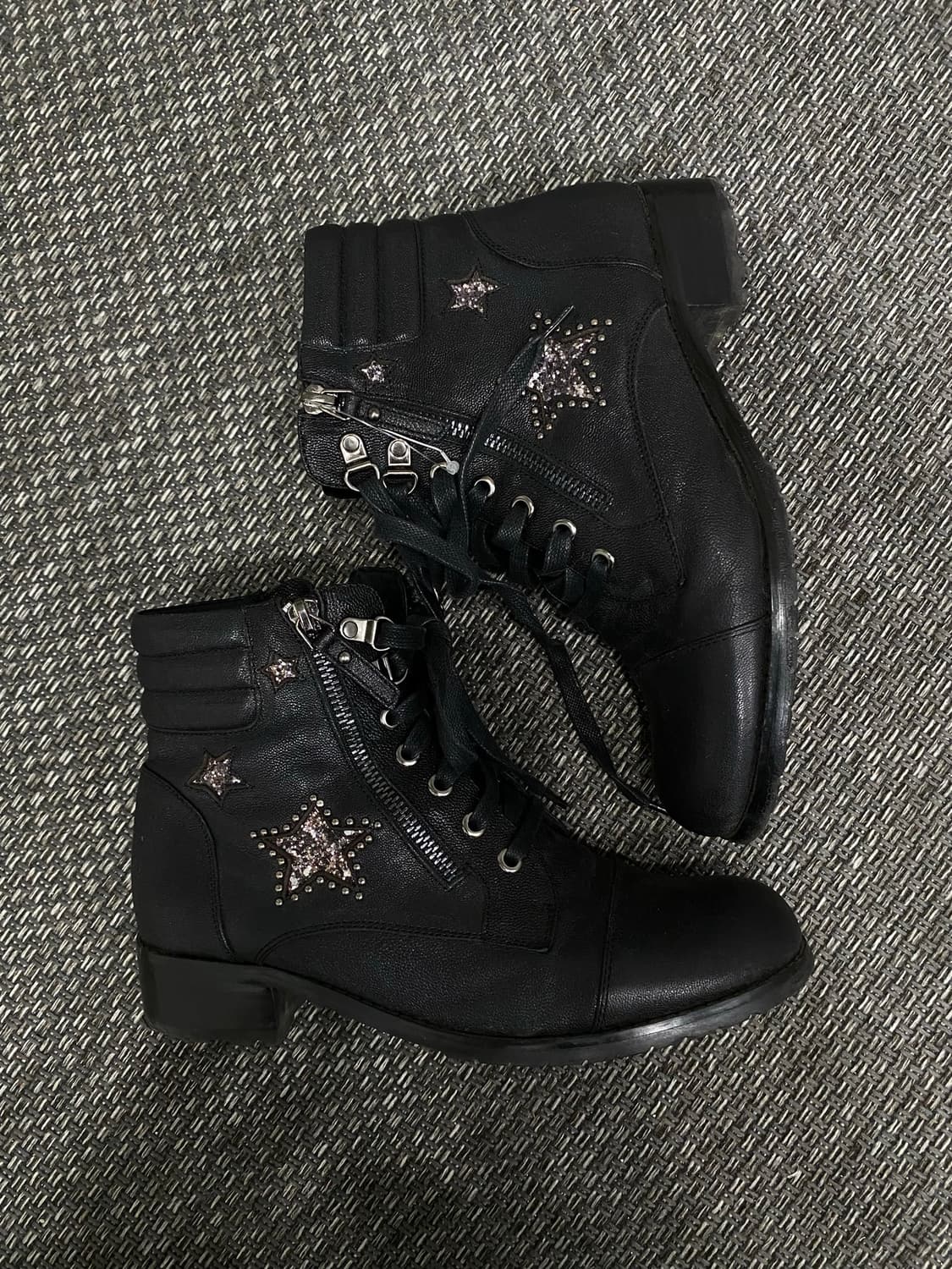 [ELCANTO]2000s Girl Star Detail Black Bo 상품이미지2